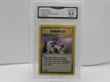 GMA GRADED POKEMON 2000 TRASH EXCHANGE #126 GYM HEROES TRAINER 1ST EDITION NM-MT+ 8..5