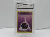 GMA GRADED POKEMON 1999 PSYCHIC ENERGY #101 NM 7