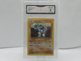 GMA GRADED POKEMON 1999 MACHOKE #34 NM-MT 8