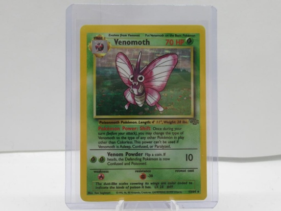 1999 Pokemon Jungle #13 VENOMOTH Holofoil Rare Trading Card