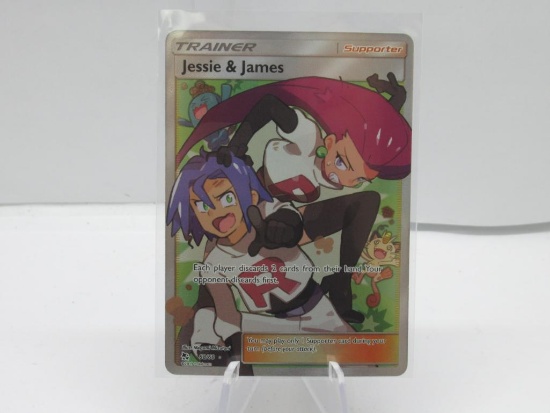 Pokemon Card Jessie & James Full Art Ultra Rare Pokemon Hidden Fates