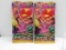 2- POKEMON SWORD & SHIELD EXPLOSIVE FLAME WALKER JAPANESE BOOSTER PACKS