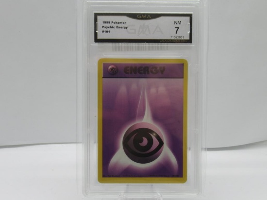 GMA GRADED POKEMON 1999 PSYCHIC ENERGY #101 NM 7