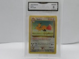 GMA GRADED POKEMON 1999 DODRIO #34 JUNGLE NM-MT 8