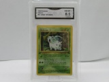 GMA GRADED POKEMON 1999 NIDORAN #57 JUNGLE 1ST EDITION NM-MT+ 8.5