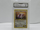 GMA GRADED POKEMON 2000 LT. SURGE'S RATTATA #82 GYM HEROES 1ST EDITION NM-MT 8