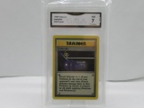 GMA GRADED POKEMON 1999 DEFENDER #80 TRAINER NM 7