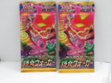 2- POKEMON SWORD & SHIELD EXPLOSIVE FLAME WALKER JAPANESE BOOSTER PACKS