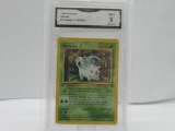 GMA GRADED POKEMON 1999 NIDORAN #57 JUNGLE 1ST EDITION MINT 9