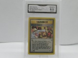 GMA GRADED POKEMON 2000 BLAINE'S QUIZ #1 #97 GYM HEROES TRAINER 1ST EDITION NM-MT+ 8.5