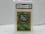 GMA GRADED POKEMON 1999 NIDORINA #40 JUNGLE 1ST EDITION GEM MT 10