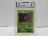 GMA GRADED POKEMON 1999 ODDISH #58 JUNGLE 1ST EDITION MINT 9