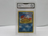 GMA GRADED POKEMON 1999 KRABBY #51 FOSSIL NM+ 7.5