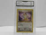 GMA GRADED POKEMON 1999 MEOWTH #56 JUNGLE 1ST EDITION MINT 9