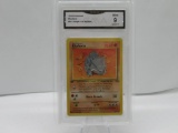 GMA GRADED POKEMON 1999 RHYHORN #61 JUNGLE 1ST EDITION MINT 9