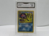 GMA GRADED POKEMON 1999 TENTACRUEL #44 FOSSIL GEM MT 10