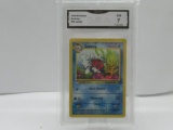 GMA GRADED POKEMON 1999 SEAKING #46 JUNGLE NM 7