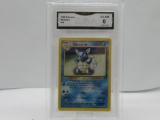 GMA GRADED POKEMON 1999 WARTORTLE #42 EX NM 6