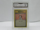 GMA GRADED POKEMON 1999 BILL #91 TRAINER NM MT 8