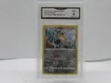 GMA GRADED POKEMON 2020 GALARIAN MEOWTH #112 VIVID VOLTAGE REVERSE FOIL MINT 9