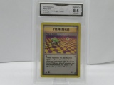 GMA GRADED POKEMON 2000 WARP POINT #126 GYM CHALLENGE TRAINER 1ST EDITION NM-MT+ 8.5