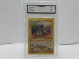 GMA GRADED POKEMON 1999 RHYDON #45 JUNGLE NM 7