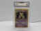 GMA Graded 1999 Pokemon Base Set Unlimited #1 ALAKAZAM Holofoil Rare Trading Card - MINT 10