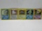 Vintage Lot of 5 HOLOFOIL RARE Pokemon WOTC Trading Cards from Cool Collection