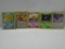 Vintage Lot of 5 1ST EDITION Pokemon WOTC Trading Cards from Cool Collection