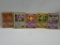Vintage Lot of 5 1ST EDITION Pokemon WOTC Trading Cards from Cool Collection