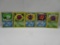 Vintage Lot of 5 1ST EDITION WOTC Pokemon Trading Cards from Cool Collection