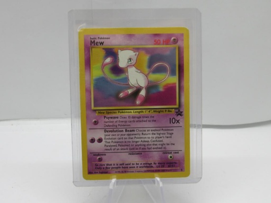 1999 Pokemon WOTC Black Star Promo #8 MEW Vintage Trading Card