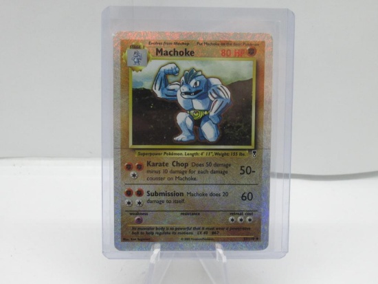 2002 Pokemon Legendary Collection #51 MACHOKE Reverse Holofoil Trading Card