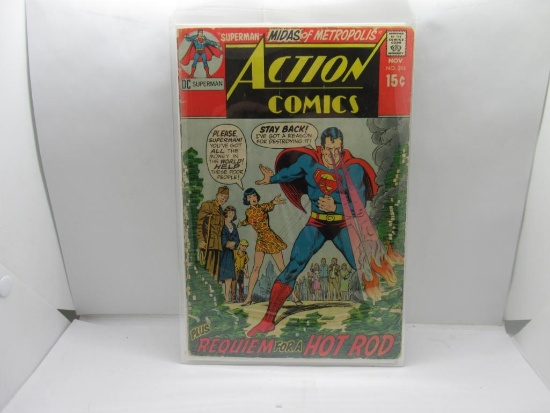 DC Comics ACTION COMICS #394 Vintage Silver Age Comic Book