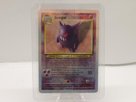 2002 Pokemon Legendary Collection #11 GENGAR Reverse Holofoil Rare Vintage Trading Card