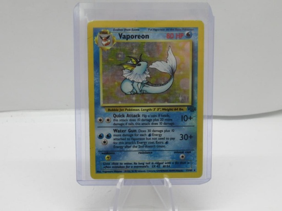 1999 Pokemon Jungle #12 VAPOREON Holofoil Rare Trading Card