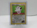 2000 Pokemon Gym Heroes 1st Edition #25 ERIKA'S CLEFAIRY Black Star Rare Trading Card