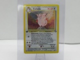 1999 Pokemon Jungle 1st Edition #1 CLEFABLE Holofoil Rare Trading Card