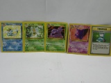 Vintage Lot of 5 BLACK STAR RARE WOTC Pokemon Trading Cards from Cool Collection