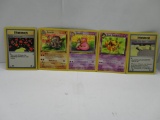 Vintage Lot of 5 1ST EDITION WOTC Pokemon Trading Cards from Cool Collection
