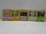 Vintage Lot of 5 1ST EDITION WOTC Pokemon Trading Cards from Cool Collection