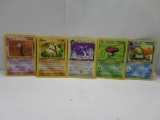 Vintage Lot of 5 1ST EDITION WOTC Pokemon Trading Cards from Cool Collection