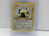 1999 Pokemon Jungle 1st Edition #27 SNORLAX Black Star Rare Vintage Trading Card