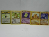 Vintage Lot of 5 BLACK STAR RARE WOTC Pokemon Trading Cards from Cool Collection