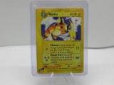 2002 Pokemon Expedition #61 RAICHU Black Star Rare Trading Card