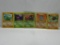 Vintage Lot of 5 WOTC 1ST EDITION Pokemon Trading Cards from Binder Collection