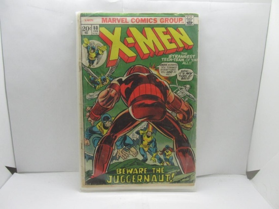 Vintage Marvel Comics X-MEN #80 Bronze Age Comic Book from Estate Collection