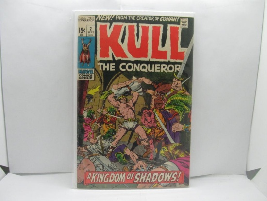 Vintage Marvel Comics KULL THE CONQUEROR #2 Bronze Age Comic Book from Estate Collection
