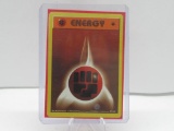 1999 Pokemon Base Set 1st Edition Shadowless #97 FIGHTING ENERGY Vintage Trading Card