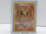 1999 Pokemon Fossil Unlimited #12 MOLTRES Holofoil Rare Trading Card